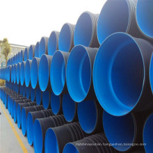 SN8 100mm,225mm,400mm HDPE Double Wall Corrugated drainage Pipe for Vietnam market